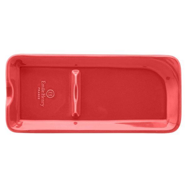 Підставка під ложку керамічна Emile Henry Utensil Holder 22.5х10 см червоний (340262) 08700099 фото