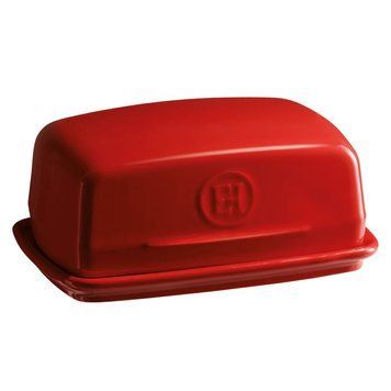 Керамическая маслёнка Emile Henry Butter Dish 17 см красный (340225) 08700432 фото
