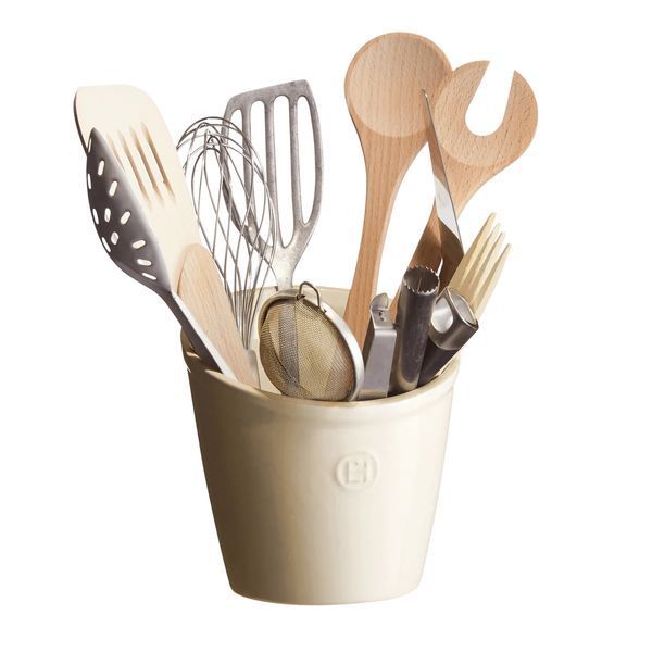 Подставка для кухонных принадлежностей Emile Henry Utensil Holder бежевый (020218) 08700422 фото