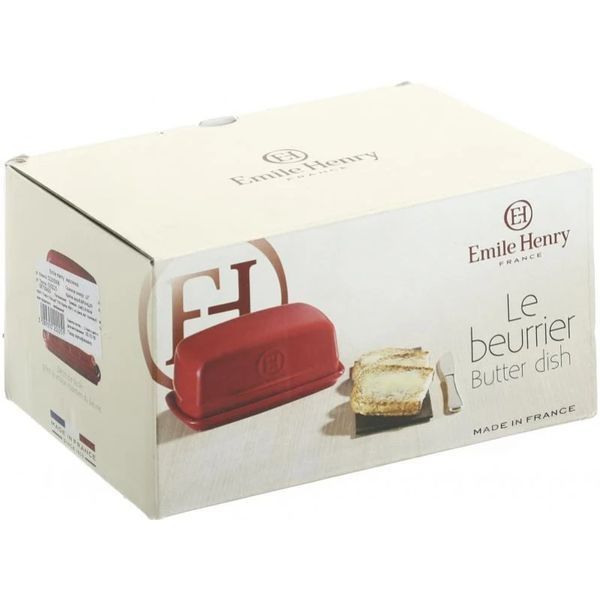 Маслянка керамічна Emile Henry Butter Dish 17 см блакитний (970225) 08700435 фото