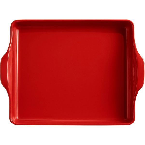 Форма для фокаччі керамічна Emile Henry Focaccia 40.5х31.5 см червоний (347515) 08701190 фото