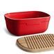 Керамическая хлебница Emile Henry Storage красный (348750) 08701307 фото 3