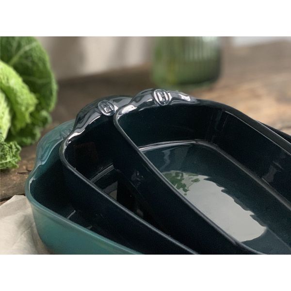 Форма керамическая Emile Henry Ovenware 36.5x23.5 см зеленый (079652) 08701285 фото