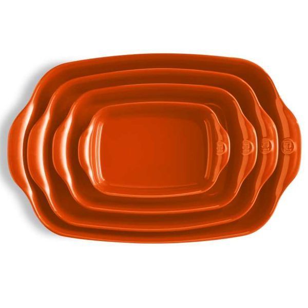 Форма керамічна Emile Henry Ovenware 36.5x23.5 см помаранчевий (769652) 08701127 фото