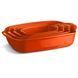 Форма керамічна Emile Henry Ovenware 36.5x23.5 см помаранчевий (769652) 08701127 фото 4