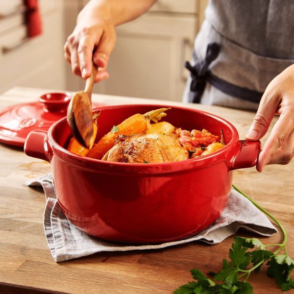Кастрюля керамическая Emile Henry Casseroles & Pots 4 л красный (344540) 08700210 фото