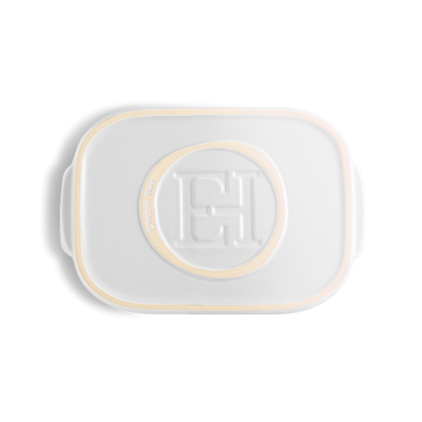 Ємність для зберігання та подачі сиру з кришкою керамічна Emile Henry Storage 30x20,7x11 см бежевий (028760) 08701308 фото