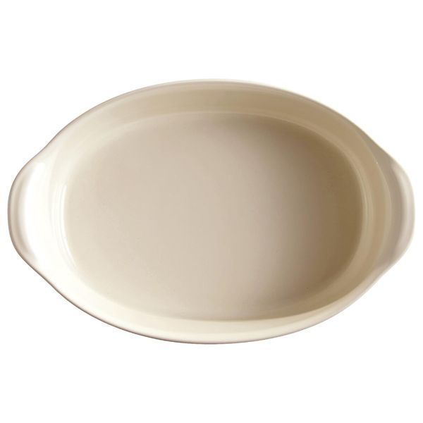 Форма для запікання овальна керамічна Emile Henry Ovenware 27.5х17.5 см бежевий (029050) 08700677 фото