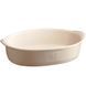 Форма для запікання овальна керамічна Emile Henry Ovenware 27.5х17.5 см бежевий (029050) 08700677 фото 1