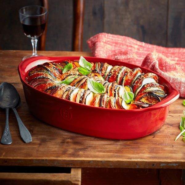 Форма для запекания овальная керамическая Emile Henry Ovenware 27.5х17.5 см красный (349050) 08700678 фото