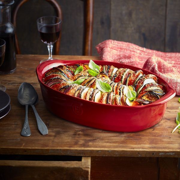 Форма для запікання овальна керамічна Emile Henry Ovenware 41.5х26.5 см червоний (349054) 08700688 фото