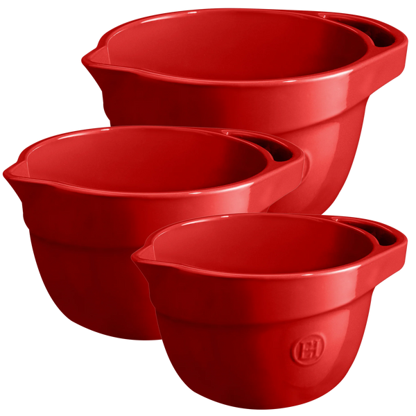 Миска для змішування керамічна Emile Henry Kitchen tools 2,5 л червоний (346562) 08701050 фото